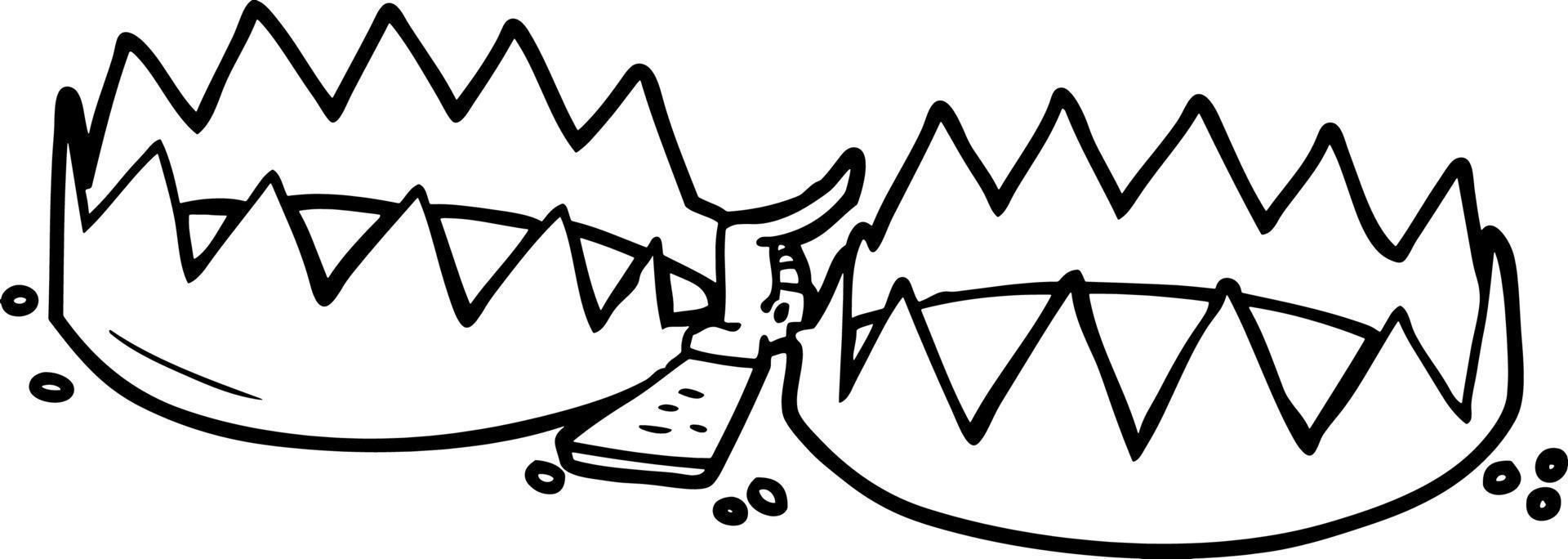 cartoon bear trap 12374044 Vector Art at Vecteezy