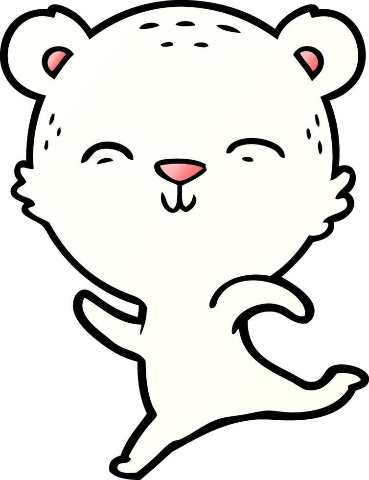 polar bear cartoon vector