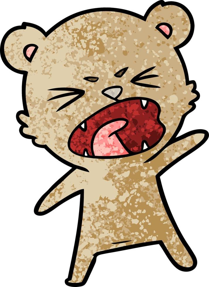 bear cartoon chraracter vector