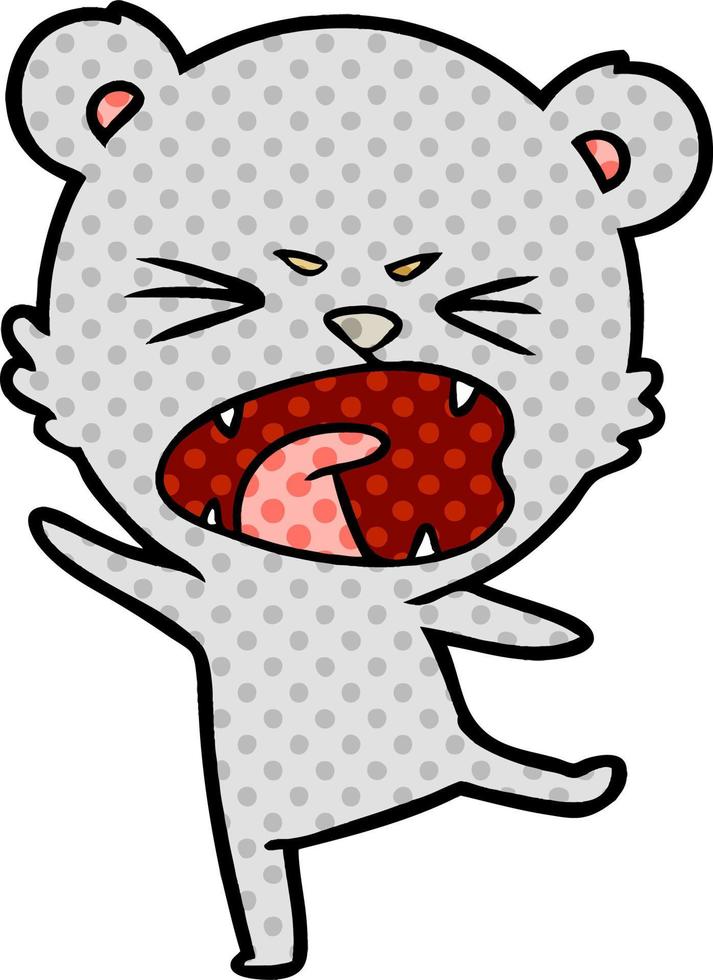 bear cartoon chraracter vector