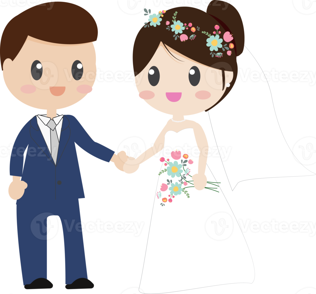 Free Cute dibujos animados hermosas parejas de novios en vestido de novia tomados de la mano 12374986 PNG with Transparent Background Free Cute dibujos animados hermosas parejas de novios en vestido de novia tomados de la mano 12374986 PNG with Transparent Background