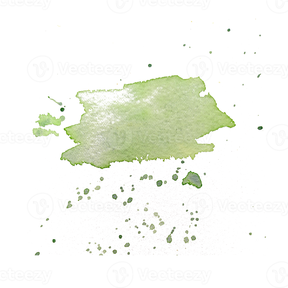 vattenfärg stänk och befläckade illustration isolerat för färgad design png