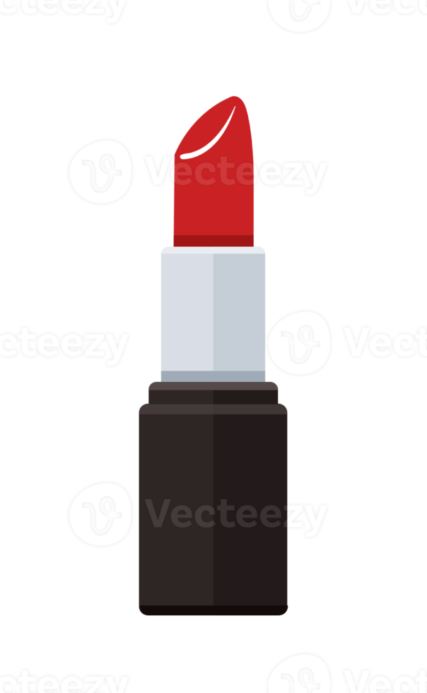 ilustração simples de batom vermelho png