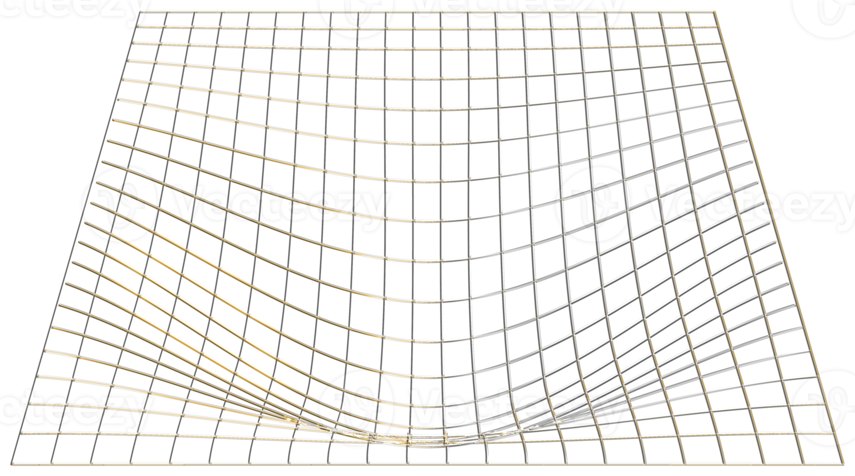 Abstract 3d rendering of gold sphere with chaotic structure. Futuristic shape. Sci-fi background with wireframe and globe png