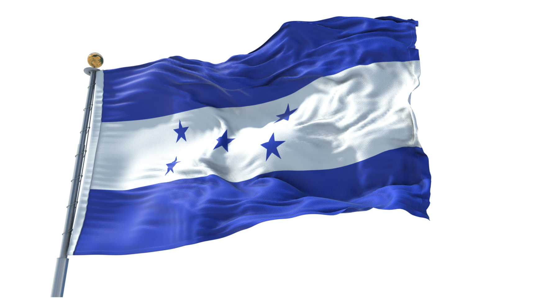 Honduras vlag PNG