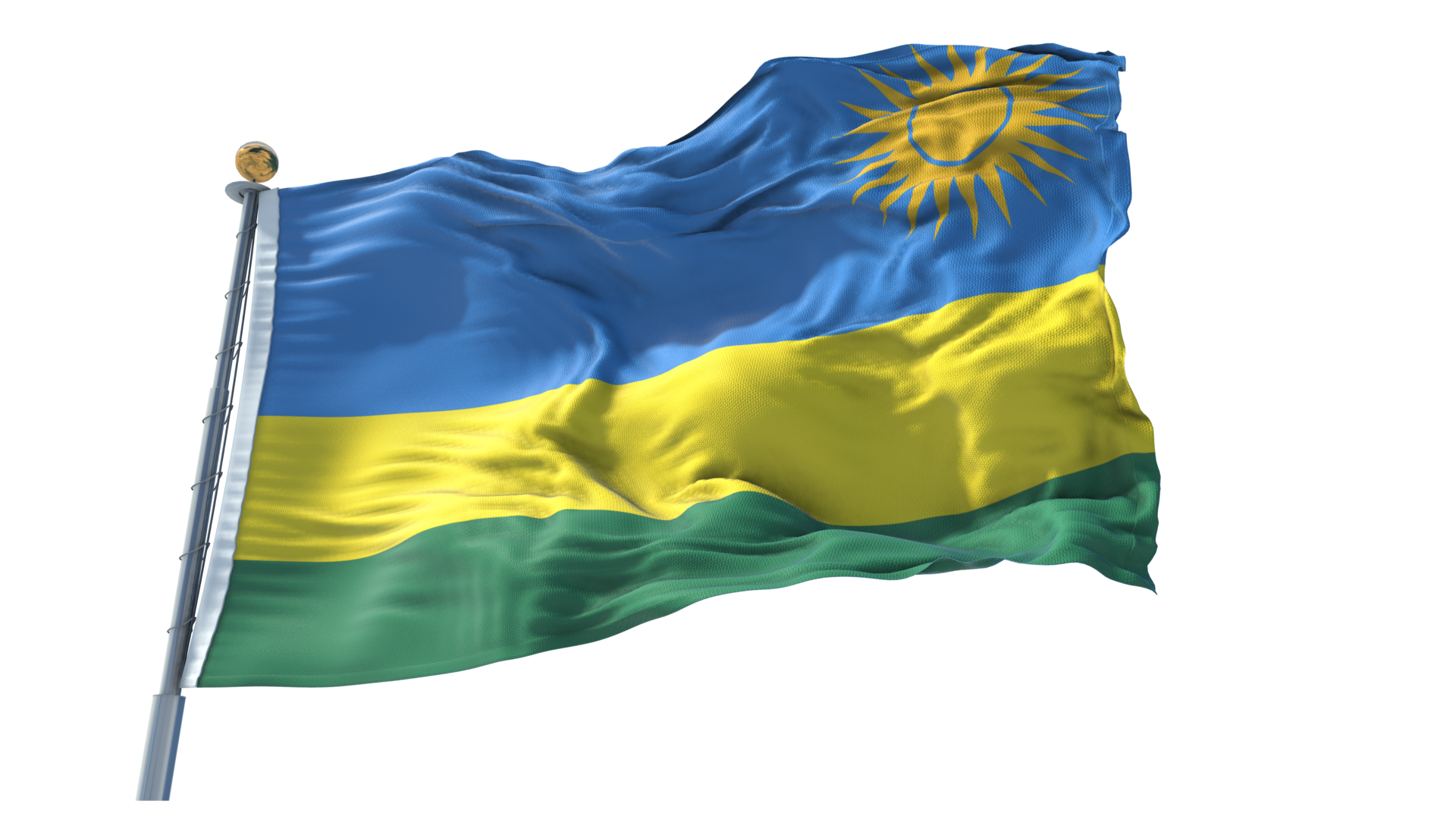 Bandeira de Ruanda PNG 12375713 PNG