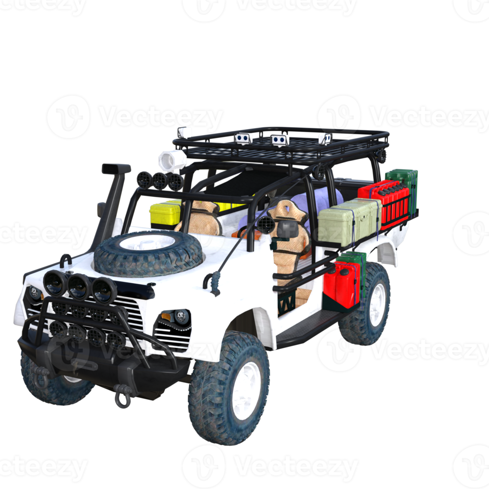 Truck pickup 3d render png
