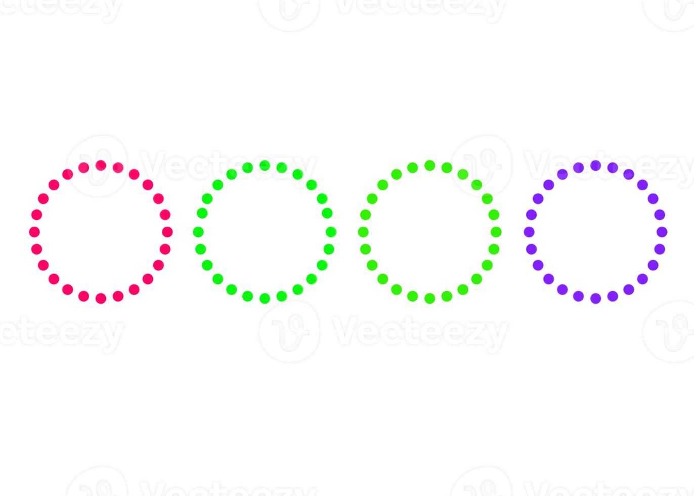 vijf stappen kleurrijk cirkel voorwerp voor infographic sjabloon. png