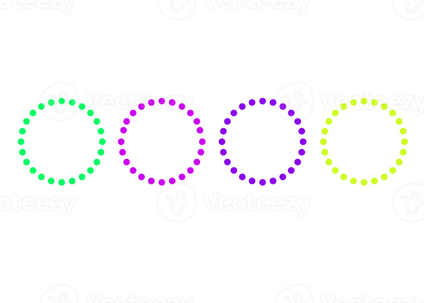 vijf stappen kleurrijk cirkel voorwerp voor infographic sjabloon. png