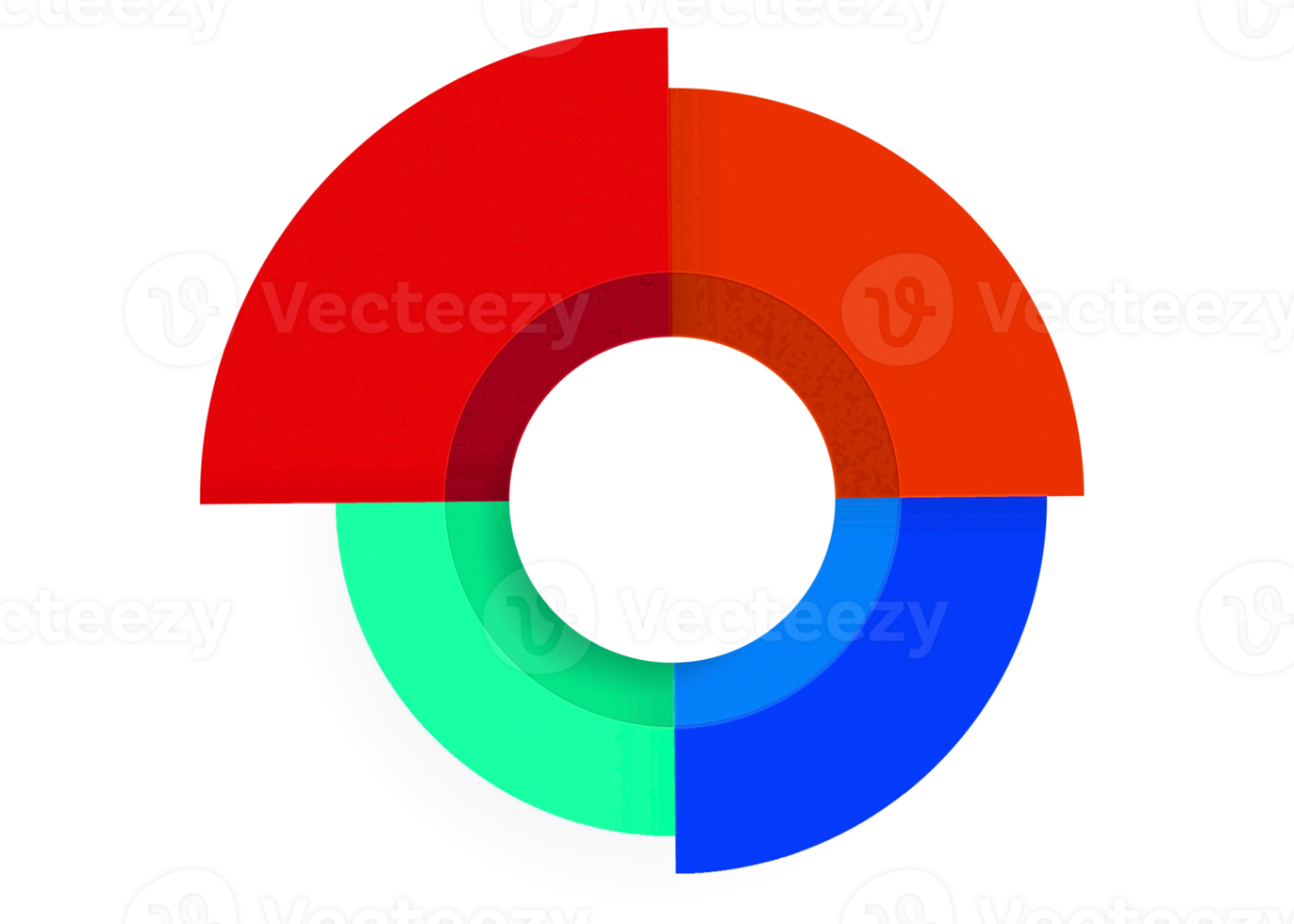 Colorful circle object for infographic template. png