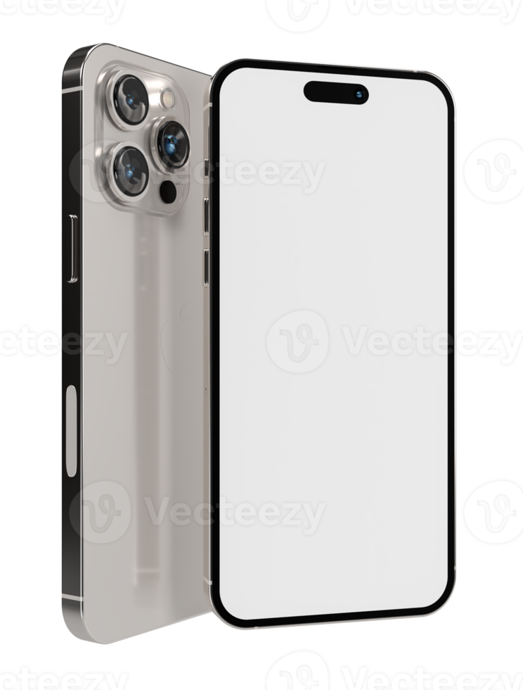 Realistic Smartphone display, device screen Template for infographics