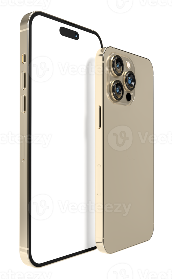 Realistic Smartphone display, device screen Template for infographics