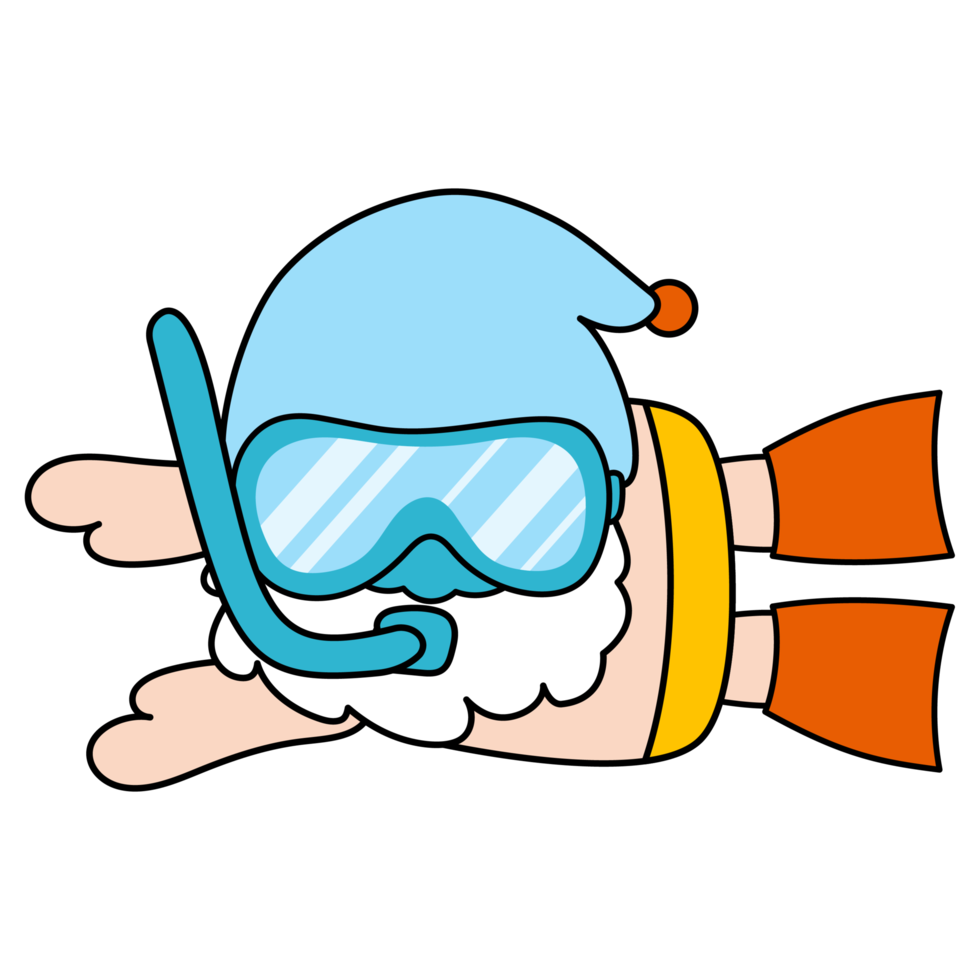 Gnomes dive clipart png