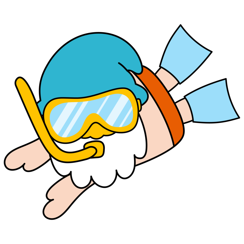 Gnomes dive clipart png