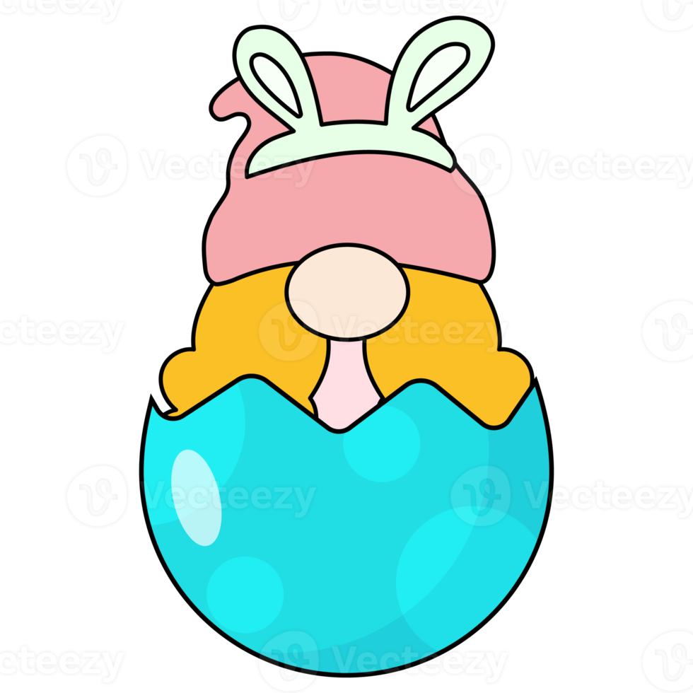 Gnomes Easter Filled clipart png