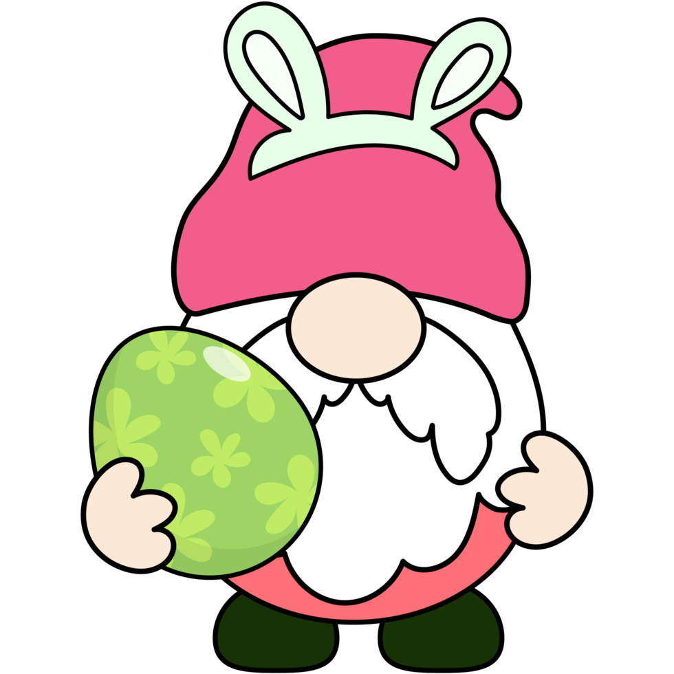 Gnome Ostern gefüllte Cliparts png