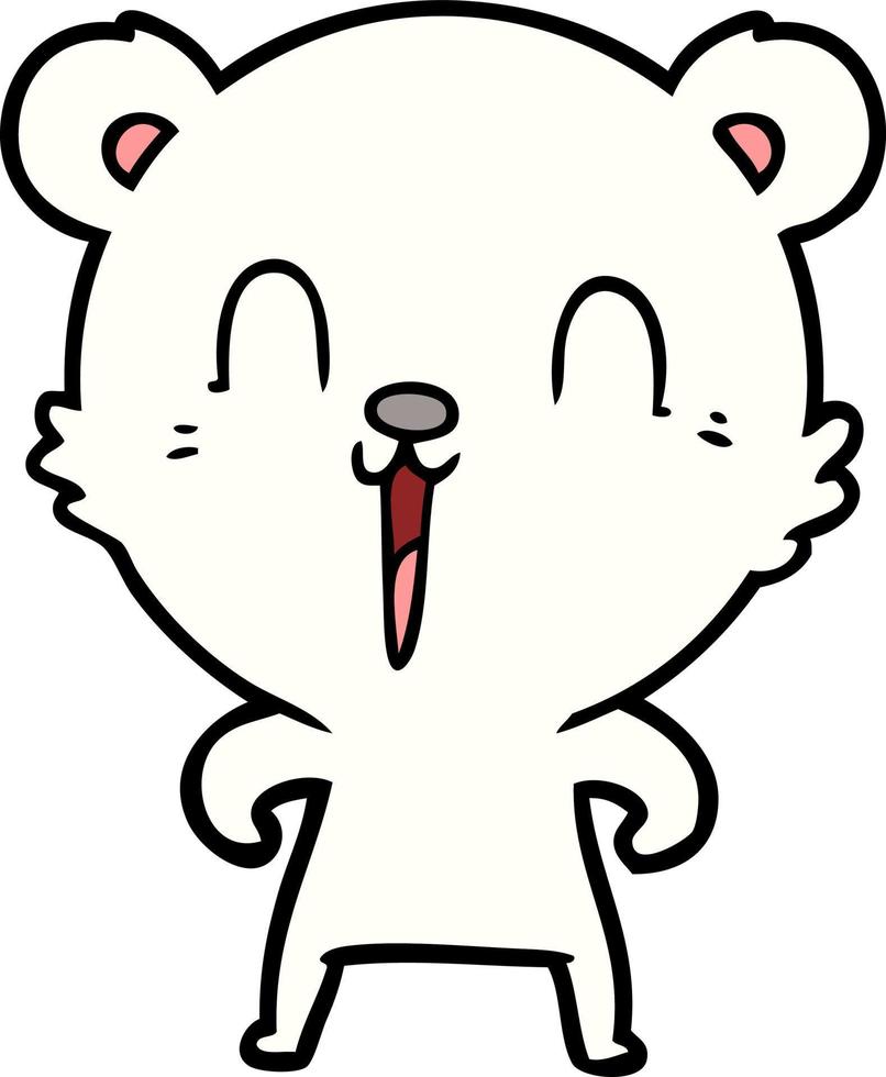 polar bear cartoon vector