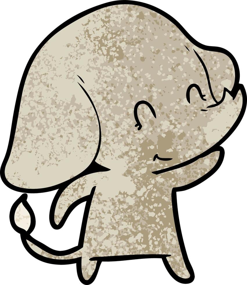 cute cartoon elephant vector