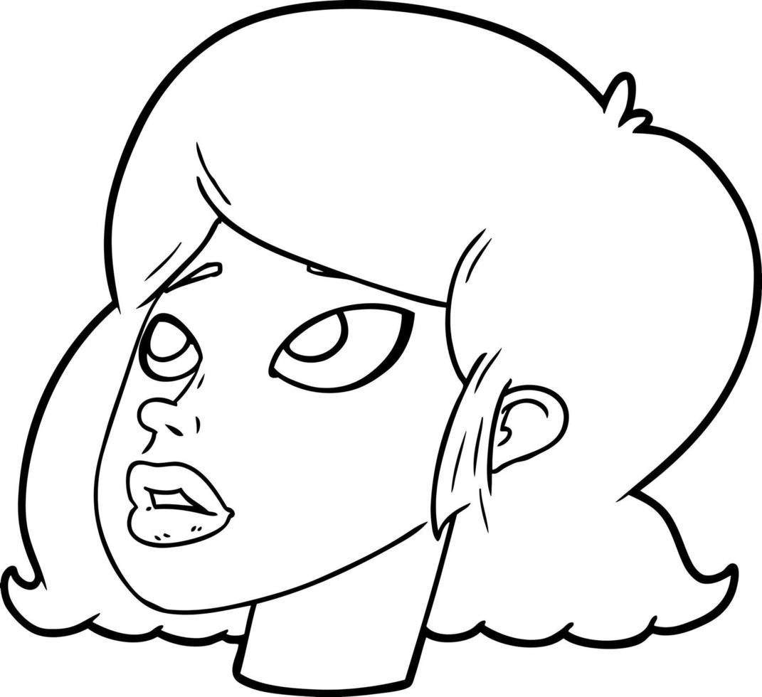 cartoon redhead girl 12376677 Vector Art at Vecteezy