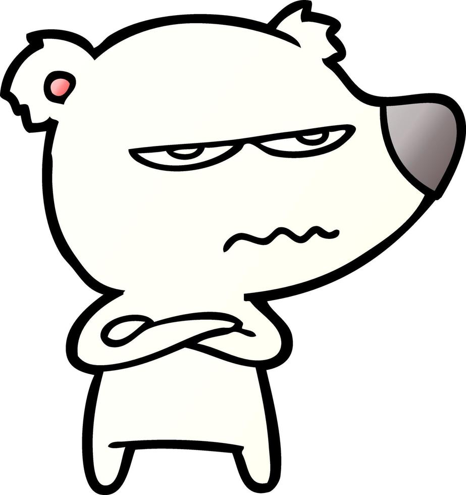 polar bear cartoon vector