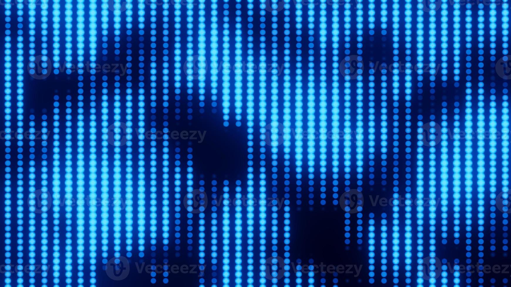 Abstract Blue Lights Bokeh equalizer bar Effect.Technology Particles Surface Grid.,3D model and illustration. photo