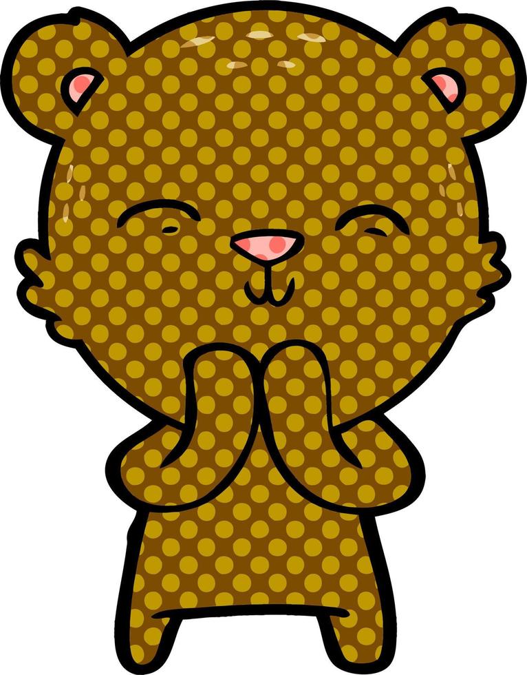 bear cartoon chraracter vector