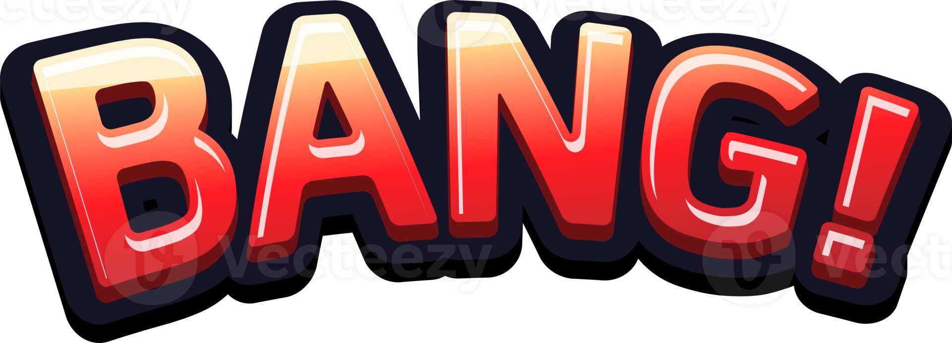 Bang, Comic Speech Bubble png