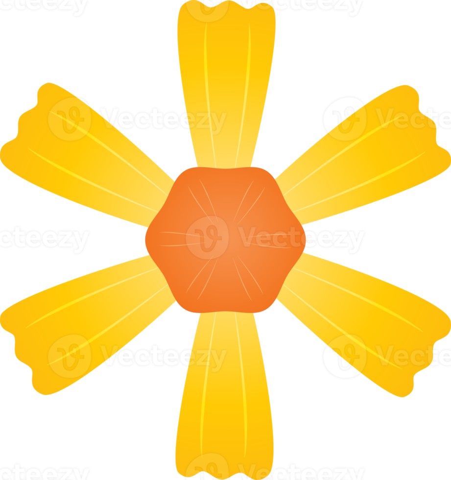 Yellow Flower icon sign symbol png