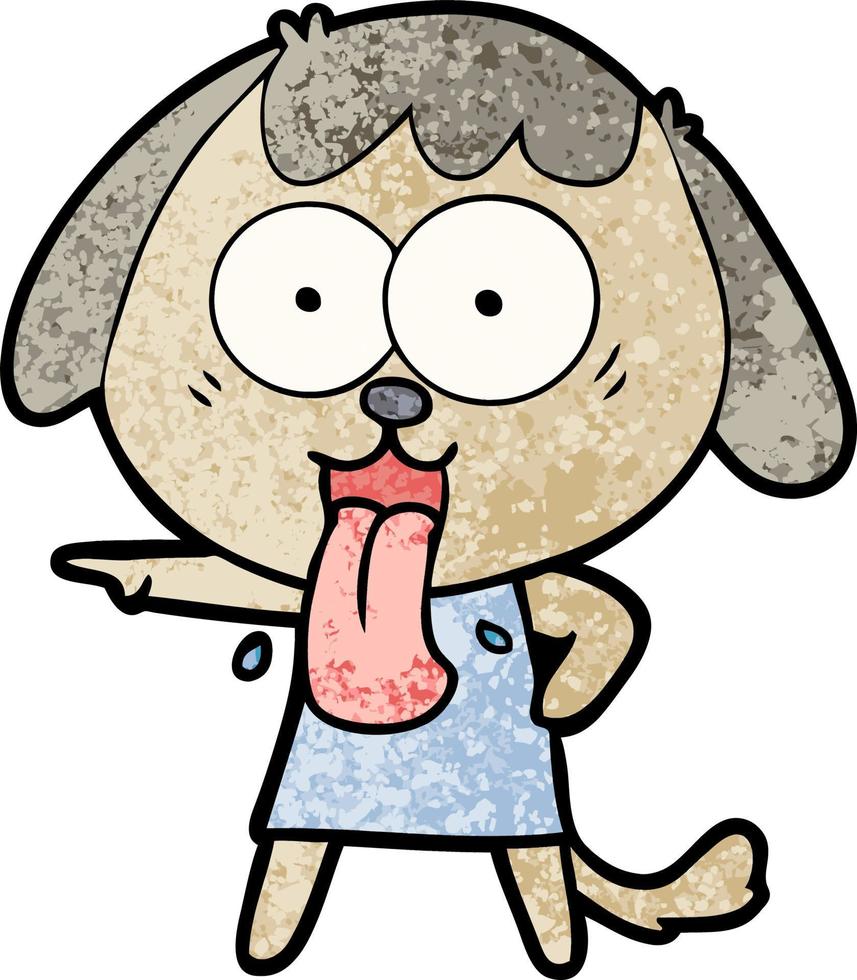 cute cartoon dog vector