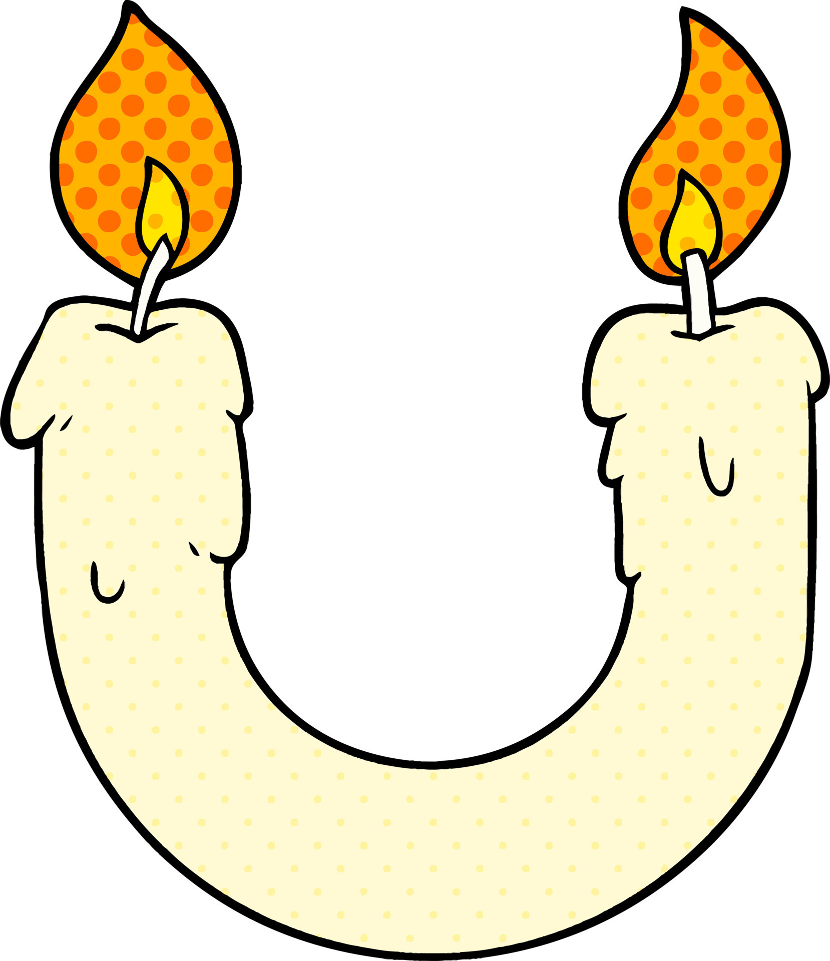 burning the candle at both ends cartoon 12377838 Vector Art at Vecteezy