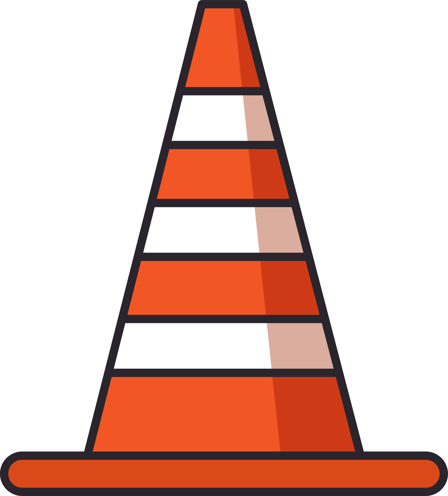 Traffic cones sign icon 12377853 PNG