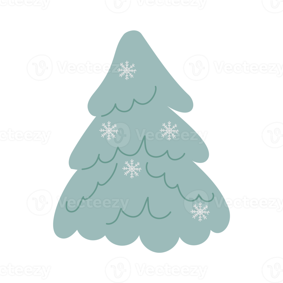 Christmas tree sticker png