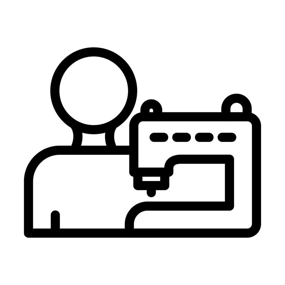 Tailor Icon Design vector