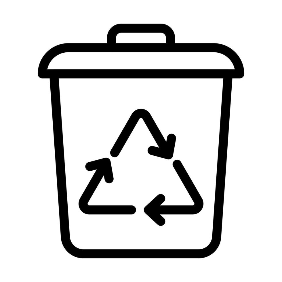 Recycle Bin Icon Design vector