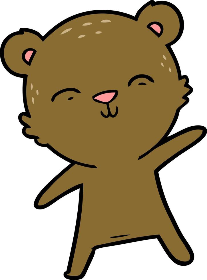 bear cartoon chraracter vector