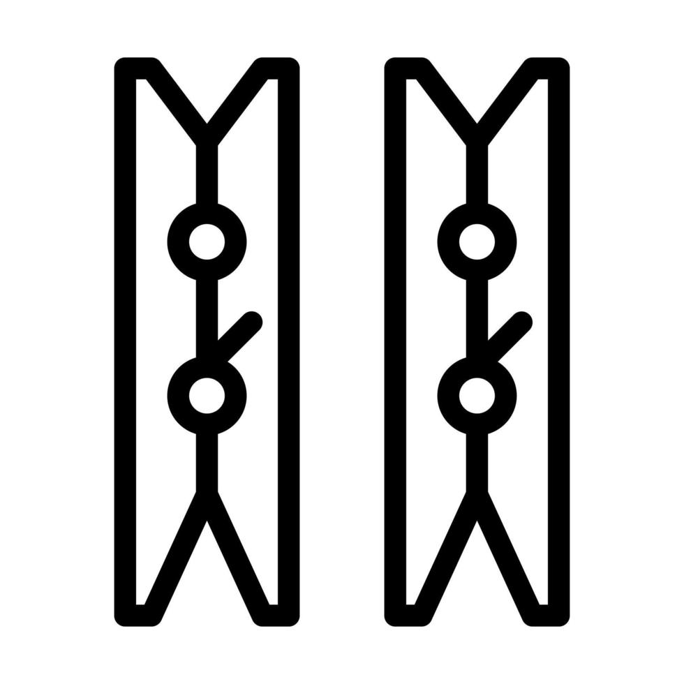 Clothes Peg Icon Design vector