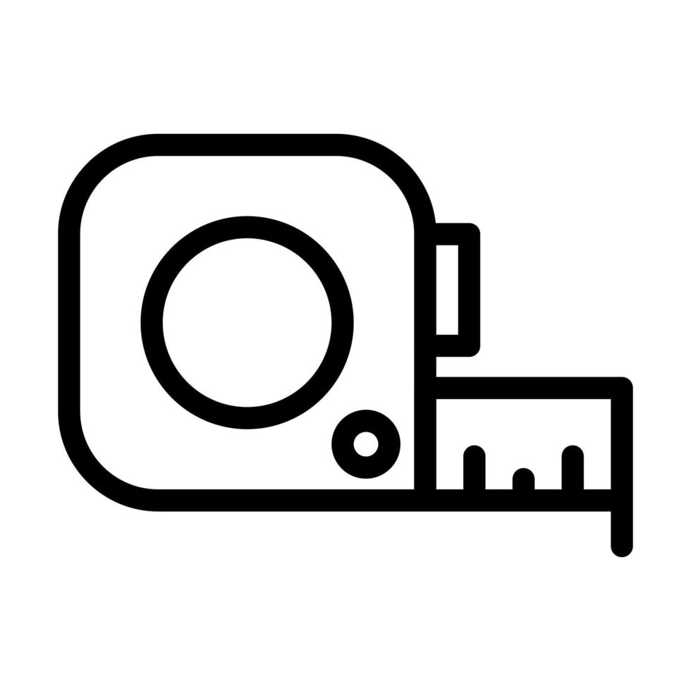 Measure Tape Icon Design vector