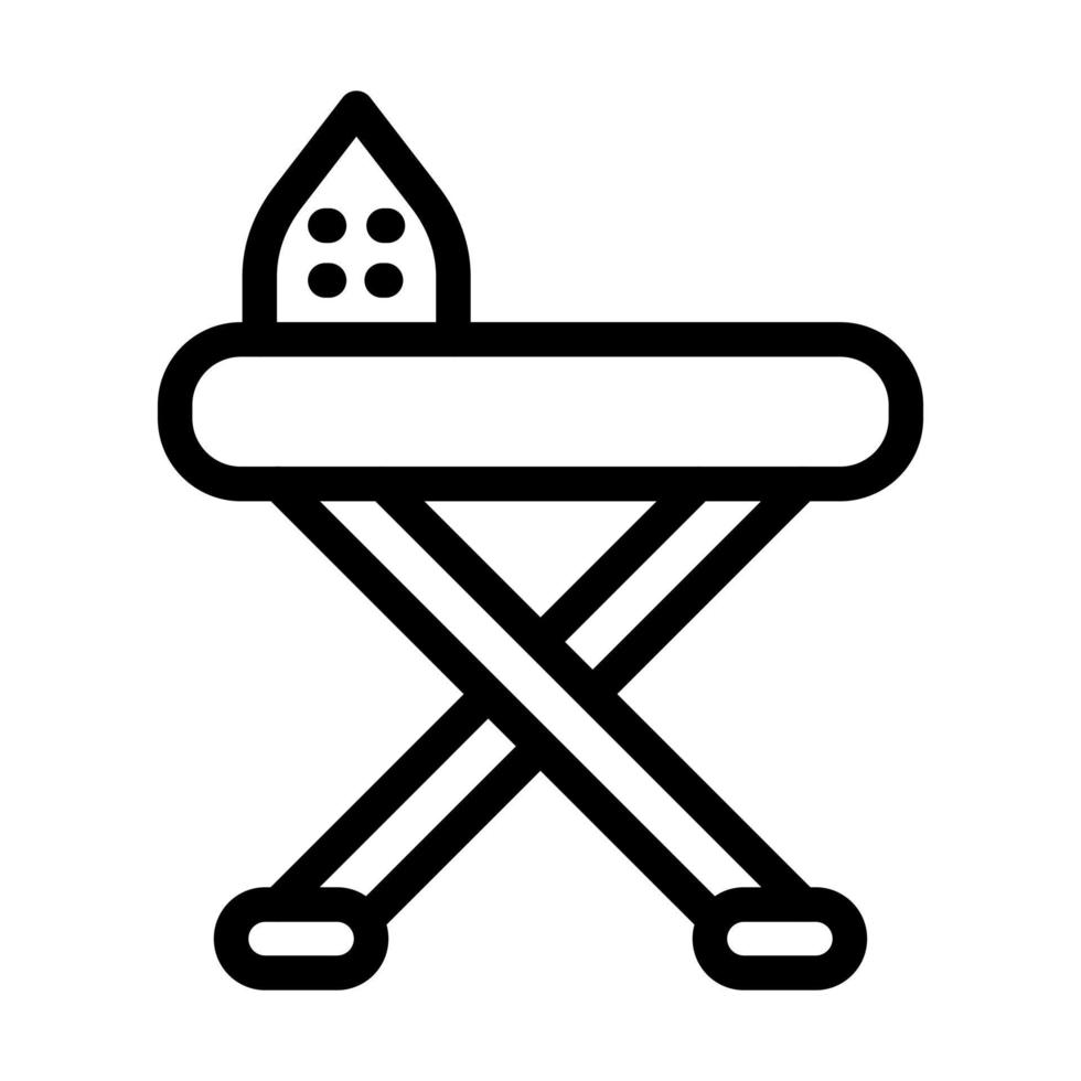 diseño de icono de tabla de hierro vector