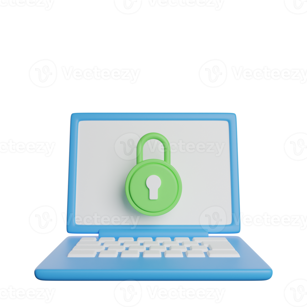 Lockscreen Laptop Security png