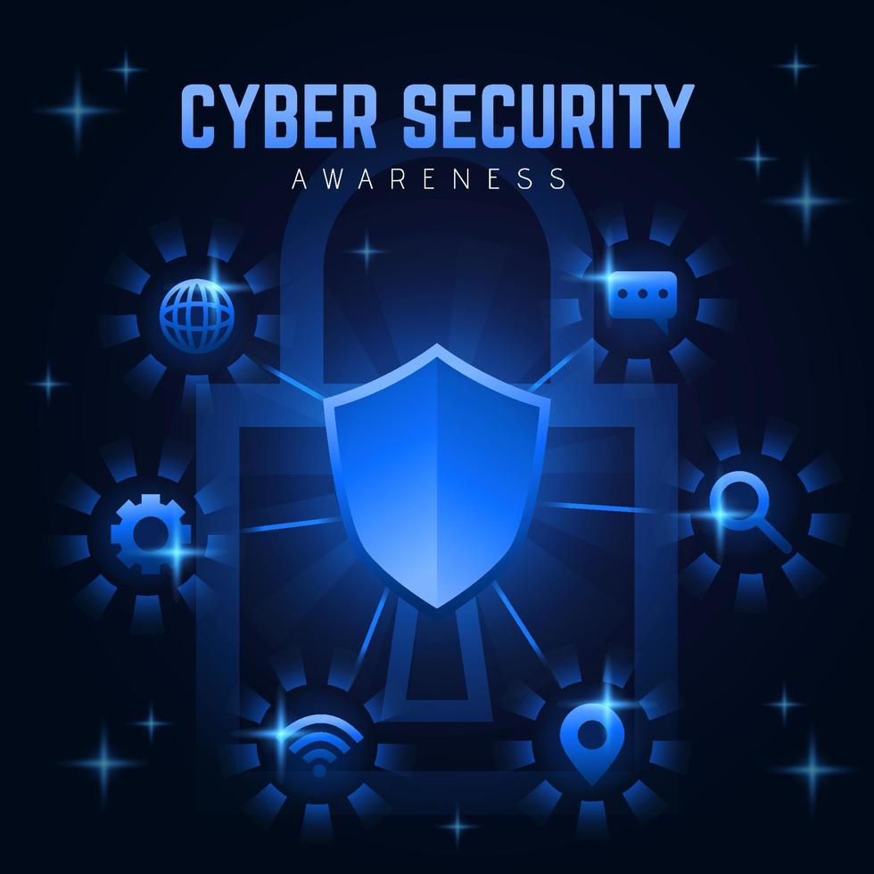 Cyber Security Concept vector