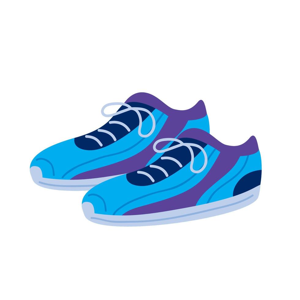 bonito diseño de zapatillas vector