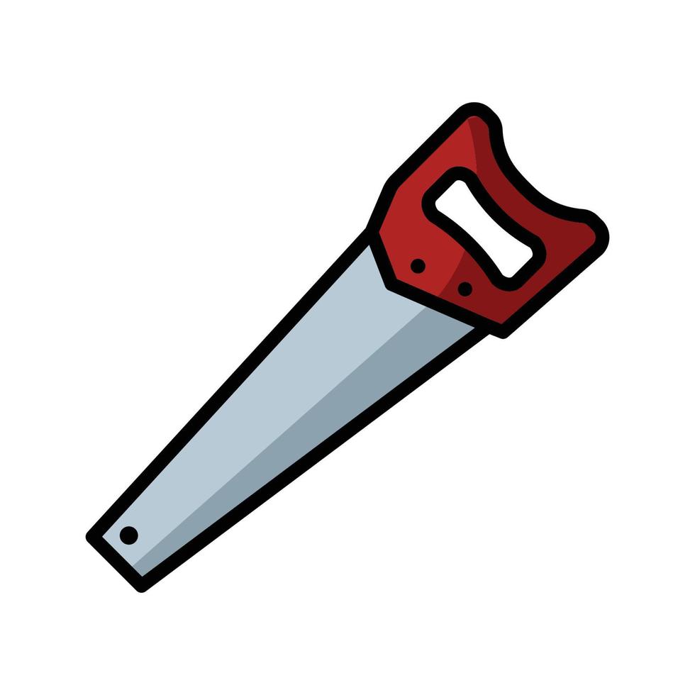 hand saw icon vector design template