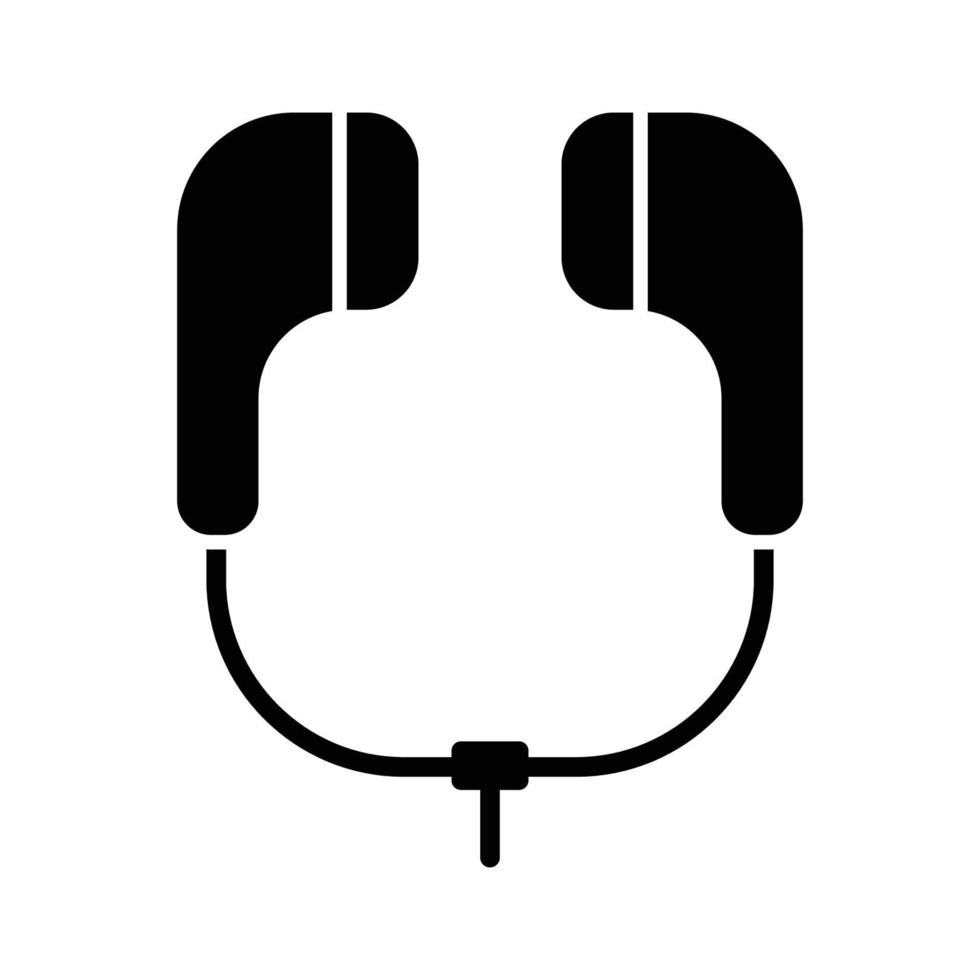 earbud icon vector design template