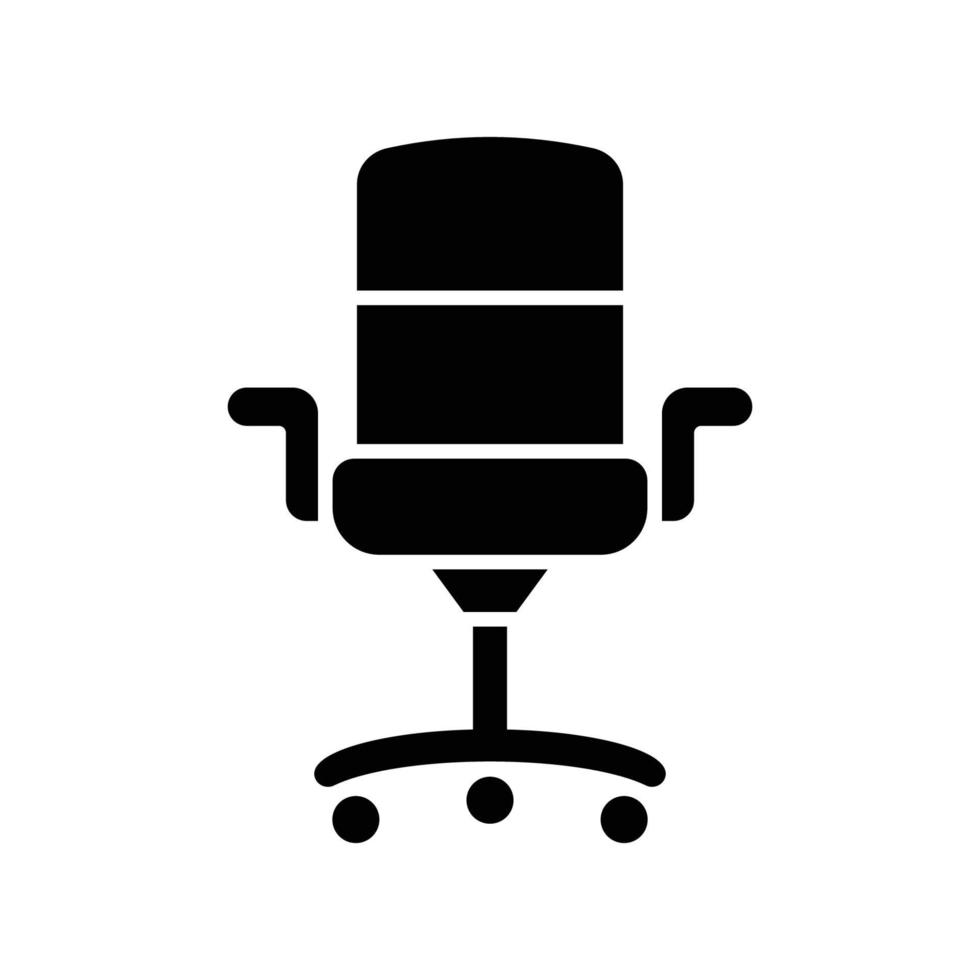 office armchair icon vector design template