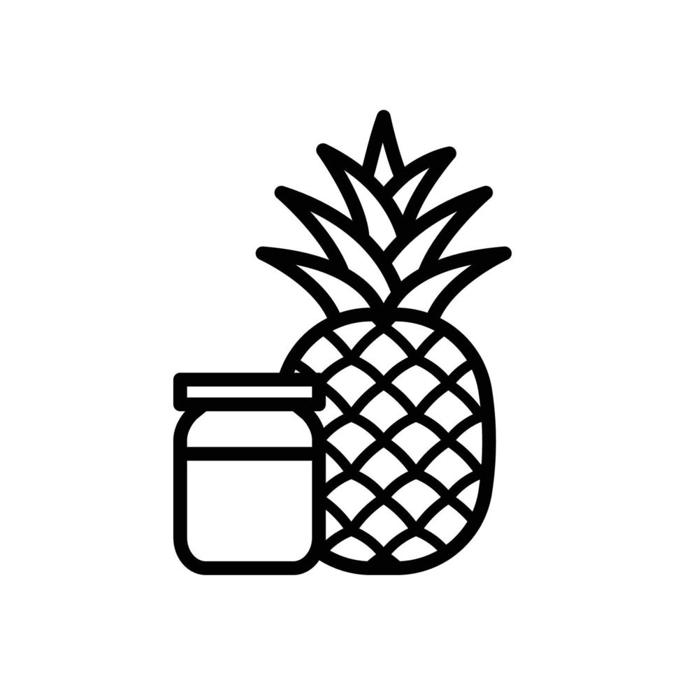pineapple icon vector design template