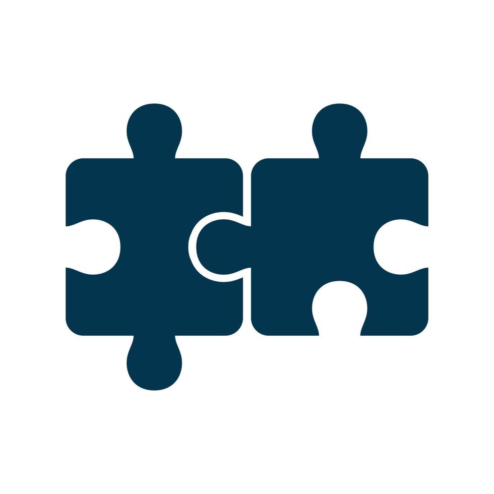 puzzle icon vector design template