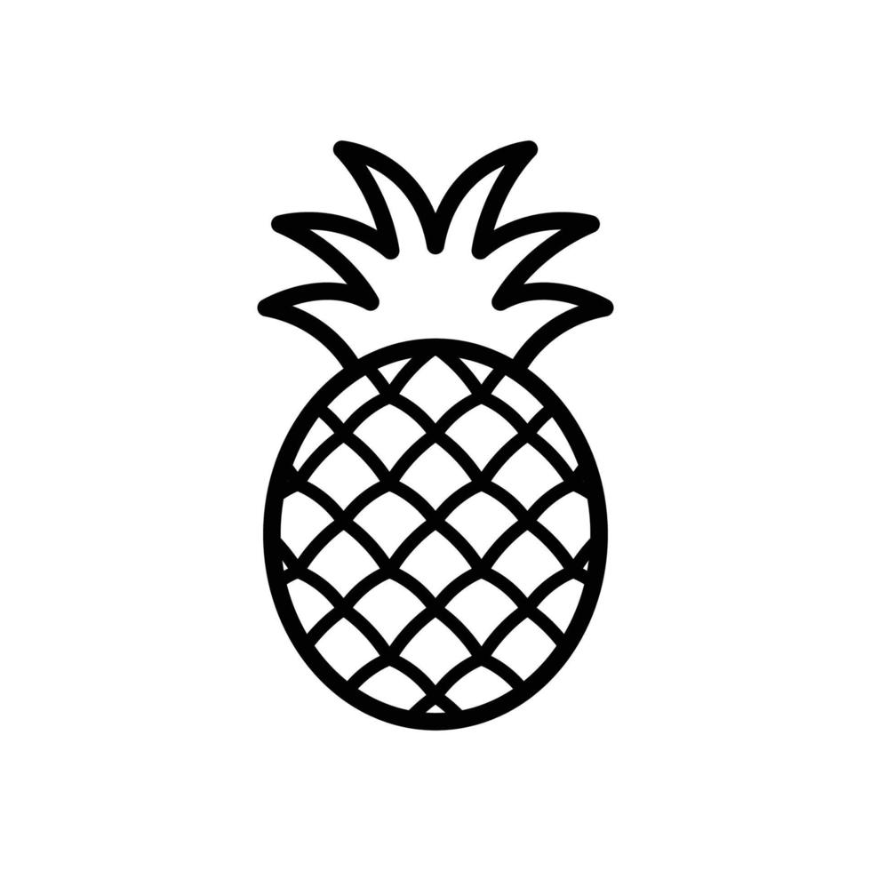 pineapple icon vector design template