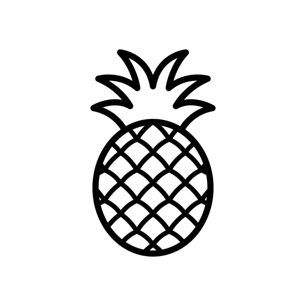 pineapple icon vector design template