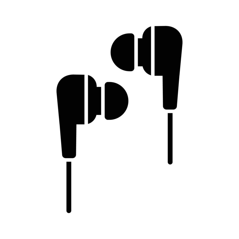 earbud icon vector design template