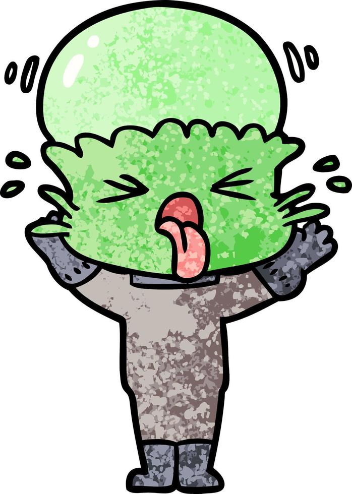 weird cartoon alien 12379065 Vector Art at Vecteezy